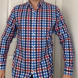 Banana Republic men’s slim medium patterned shirt
